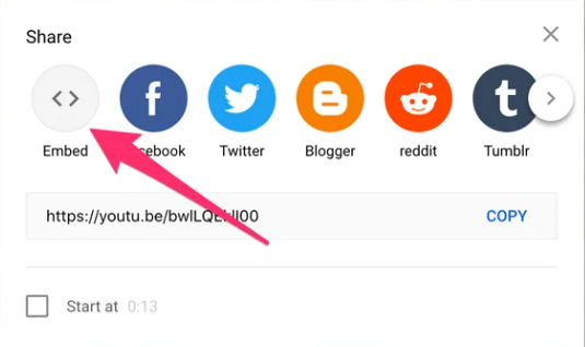 اشتراک‌گذاری ویدیو YouTube