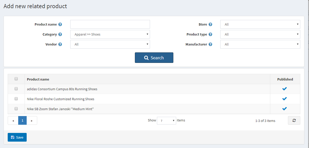 افزودن محصول مرتبط جدید