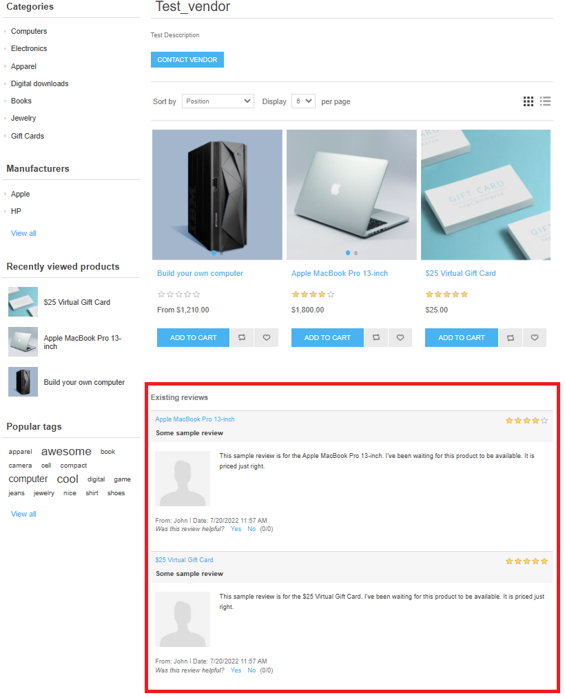 نظرات فروشنده